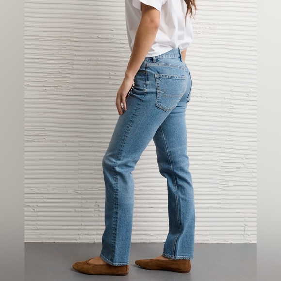 American Eagle Stretch High-Waisted Straight Jean size 10 - Picture 6 of 7